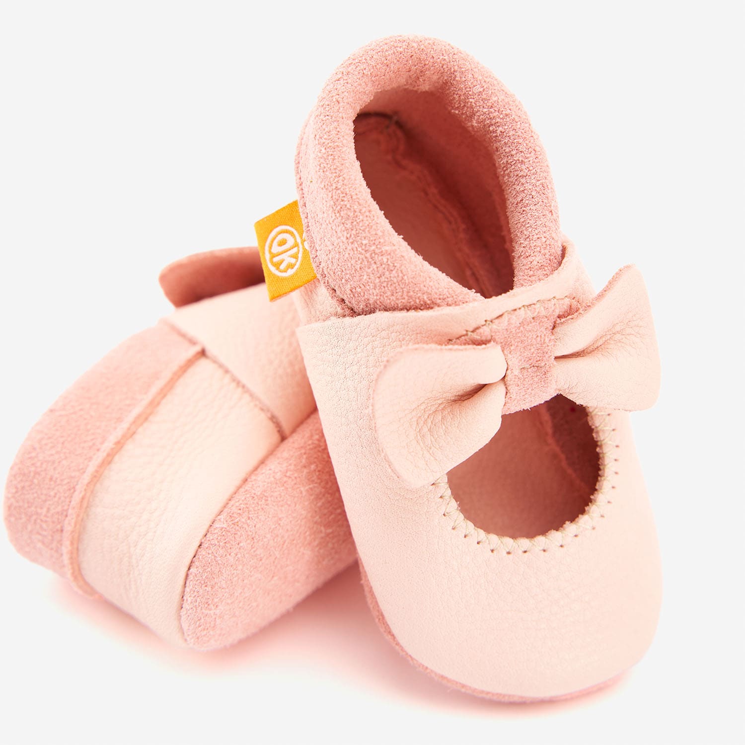Renbut Mädchen Kinder Ballerinas Hausschuhe Kinderschuhe Einlegesohle Leder Pink 