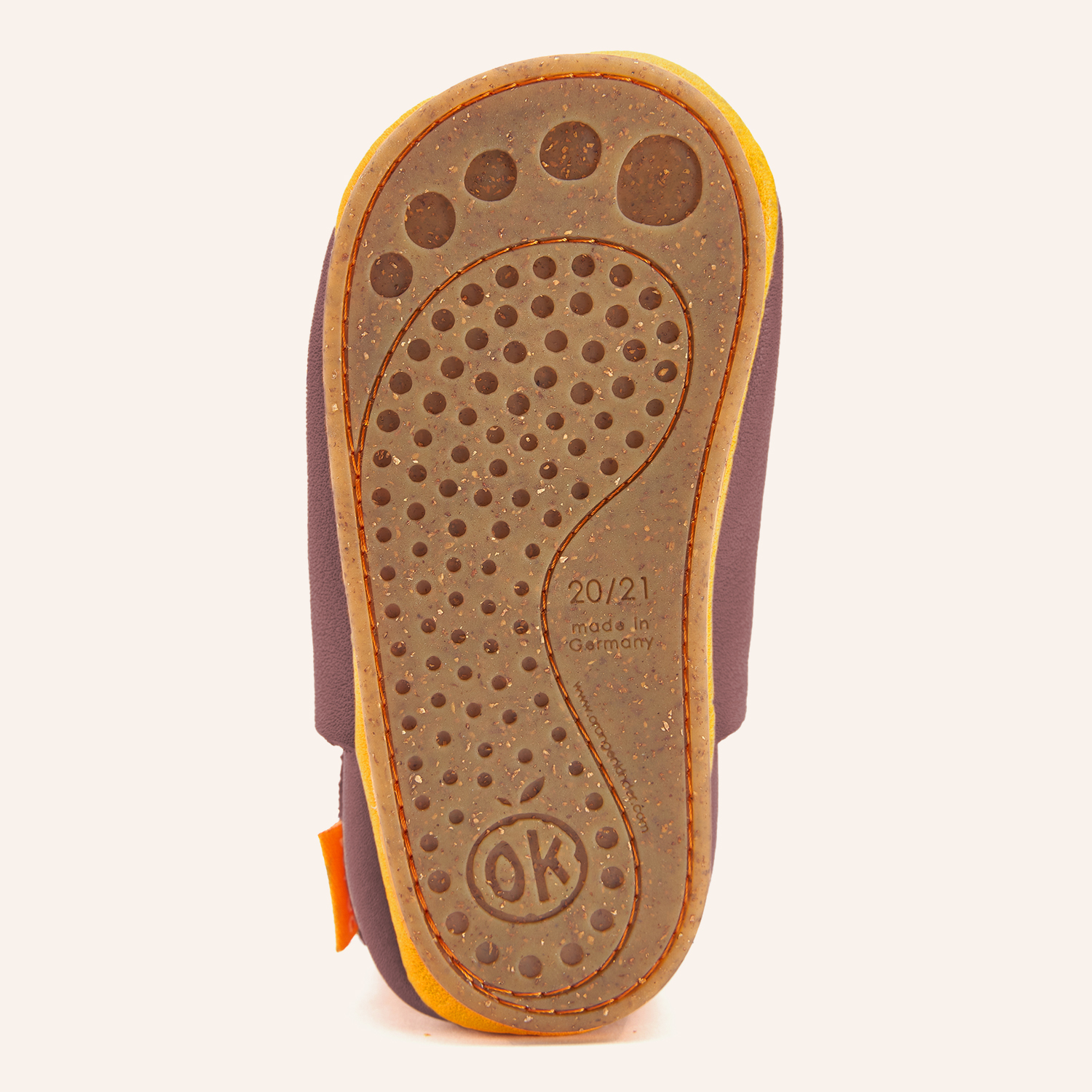 Children's Barefoot Sandal Amigo Purple - Image 5