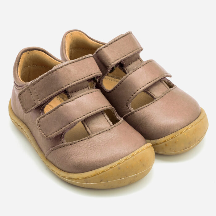 Klett-Barfußsandale Madeira beige