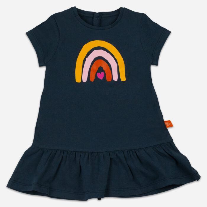 Kleid Regenbogen - blau
