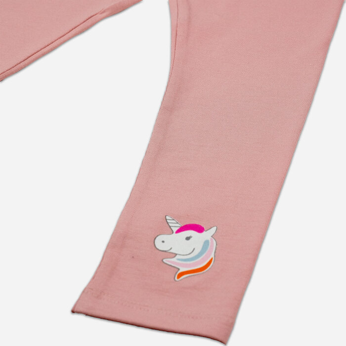 Leggings Einhorn - rosa – Bild 3