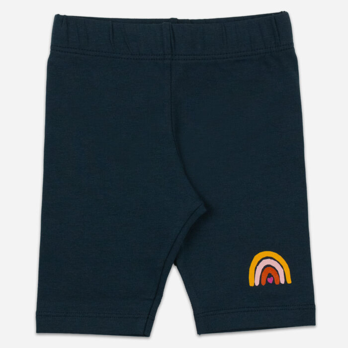 Short-Leggings Regenbogen - blau