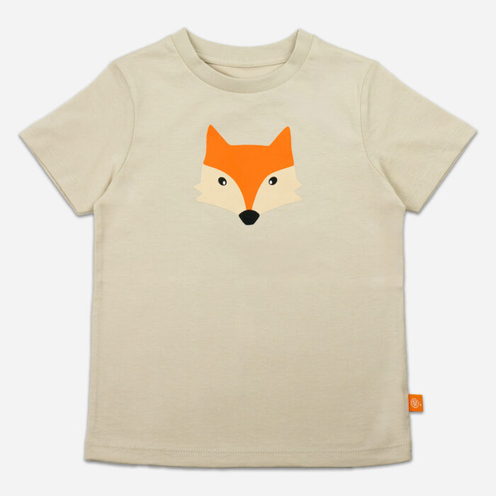 T-Shirt Fuchs - beige