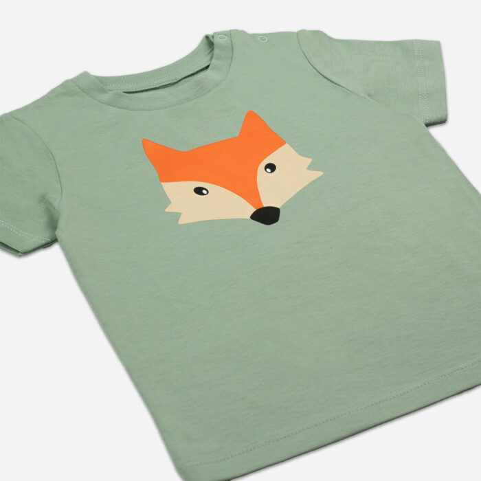 T-Shirt Fuchs - mint – Bild 3