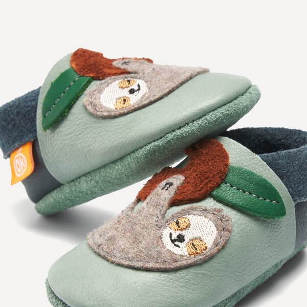Kinder-Hausschuhe Pauli das Faultier – Bild 4