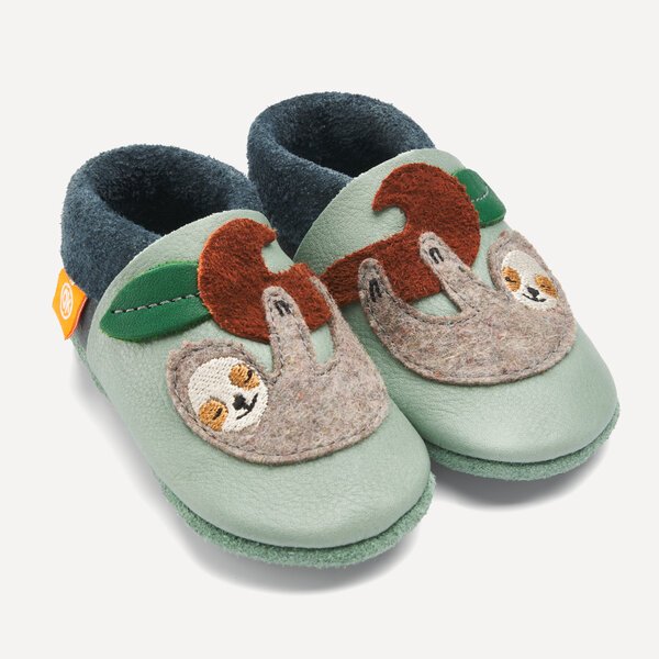 Kinder-Hausschuhe Pauli das Faultier