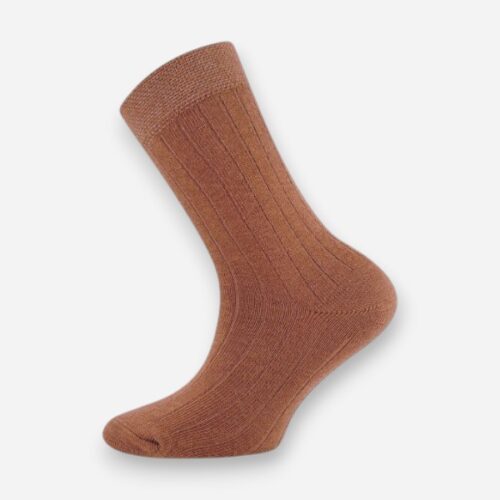 Kids' socks by Ewers - Ribbed Brown