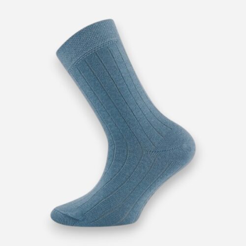 Kids' socks by Ewers - Ribbed Blue