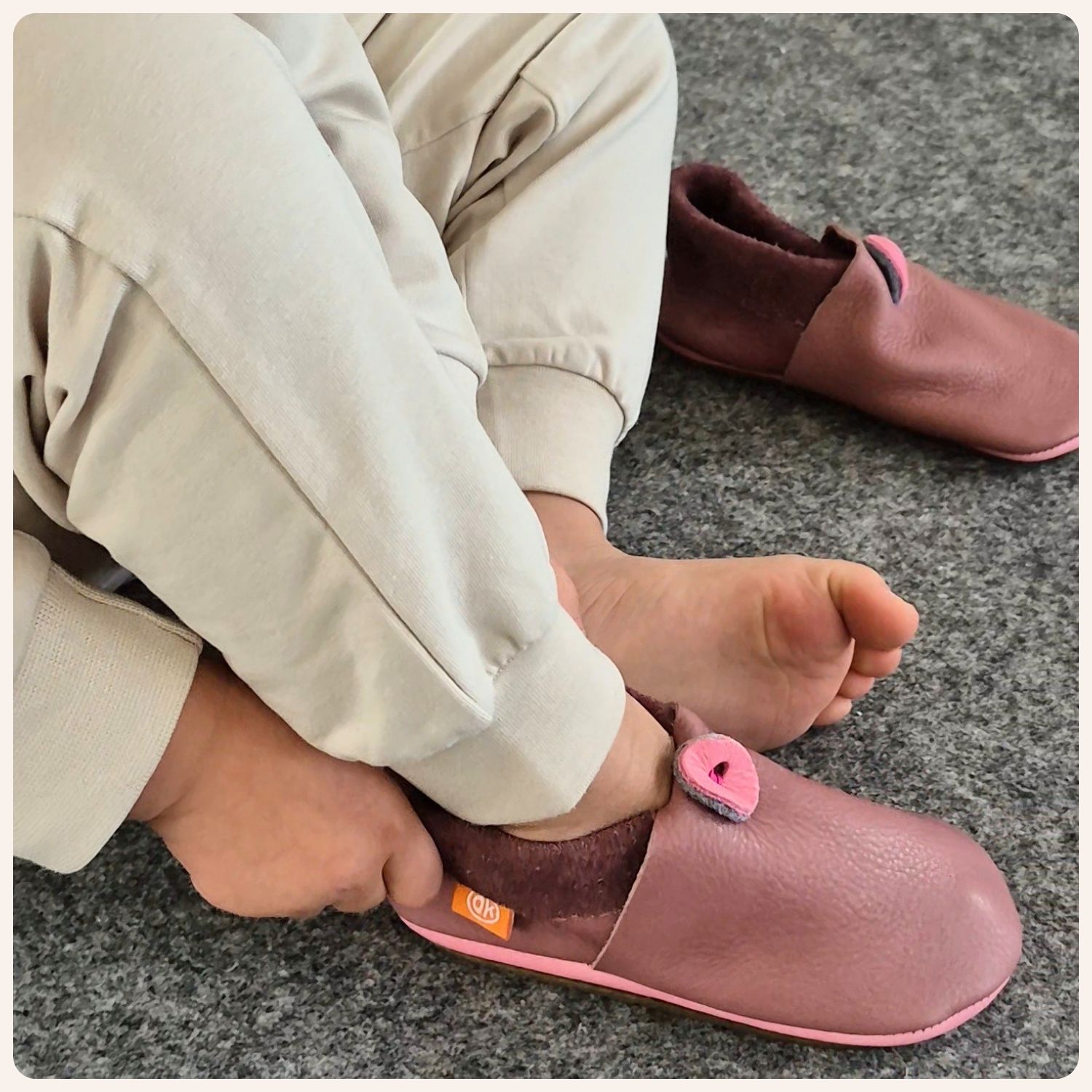 Children’s Barefoot Shoes Amigo Purple - Image 2