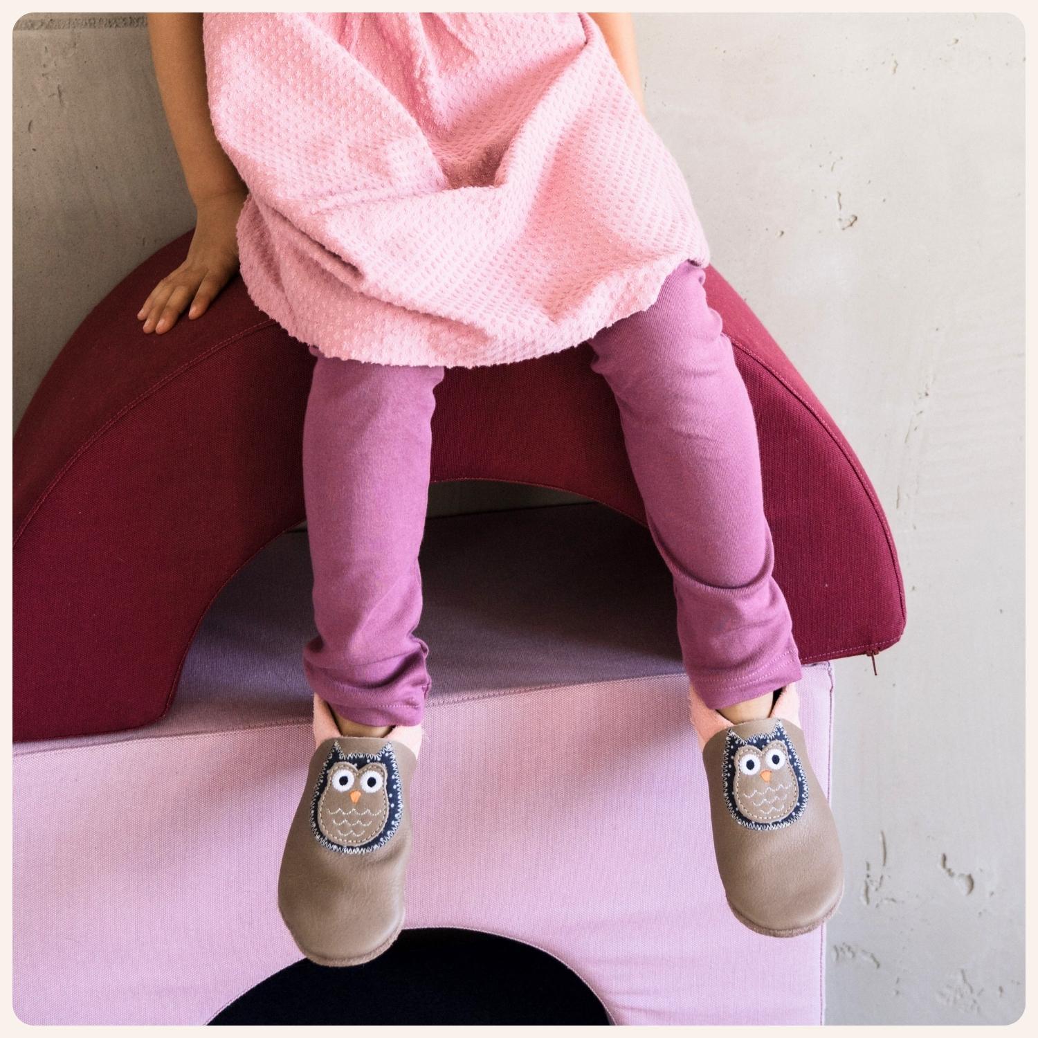 Children's Slippers Eulalia the Owl - Image 2