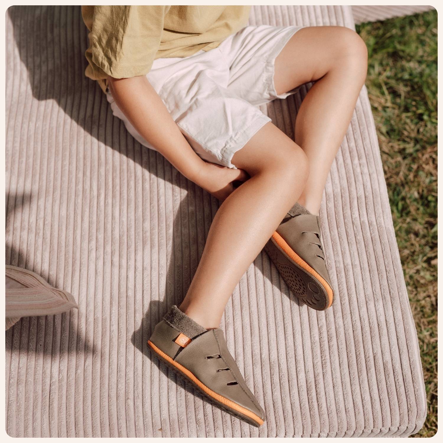 Children's Barefoot Sandal Amigo beige - Image 2