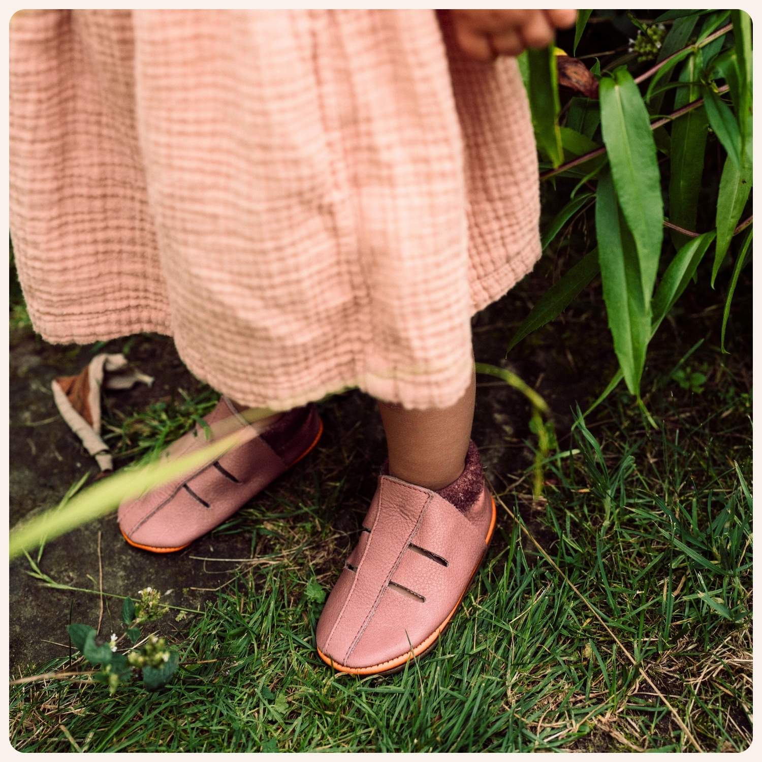 Children's Barefoot Sandal Amigo Purple - Image 2