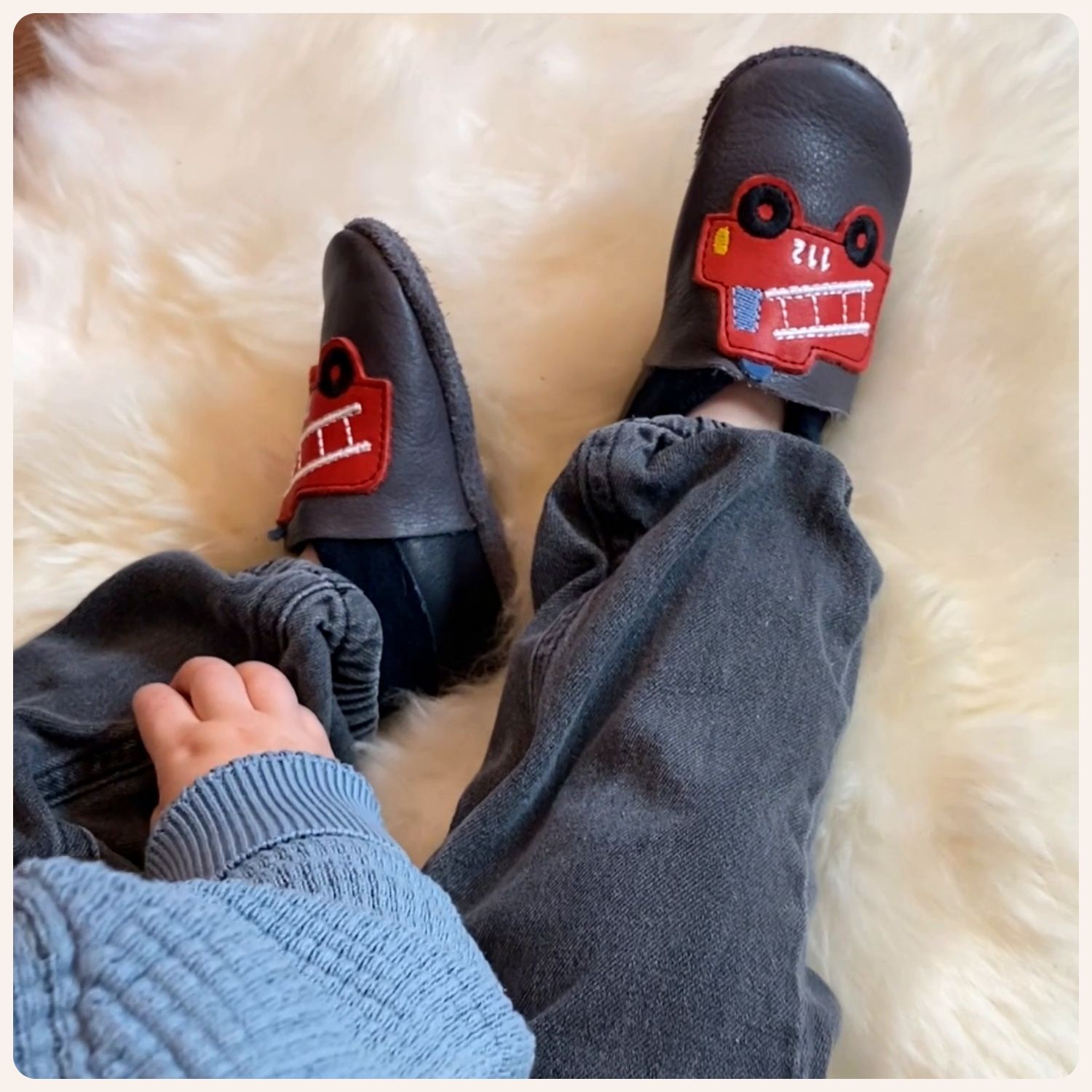 Children's Slippers Frankie the Fire Truck - Image 2