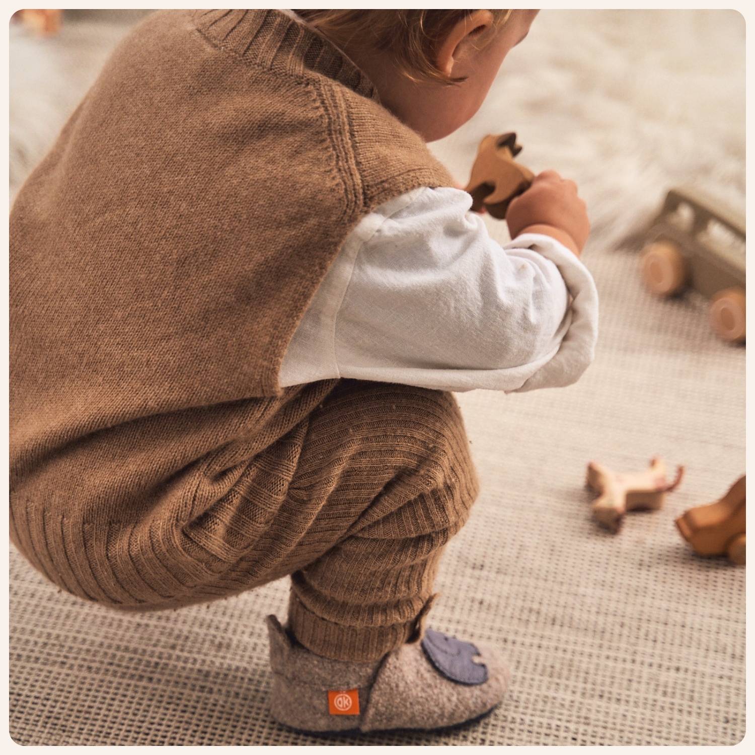 Children's Felt Slippers Elephant Benni - Image 2