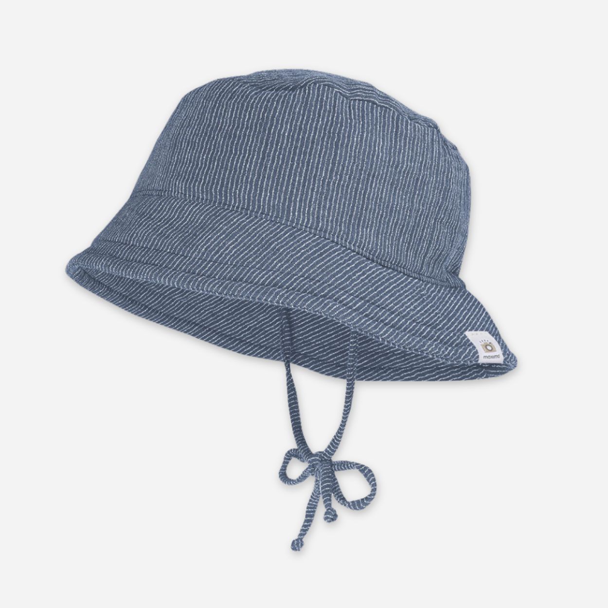 Sommer Hut (GOTS) Musselin von maximo – blau streifen