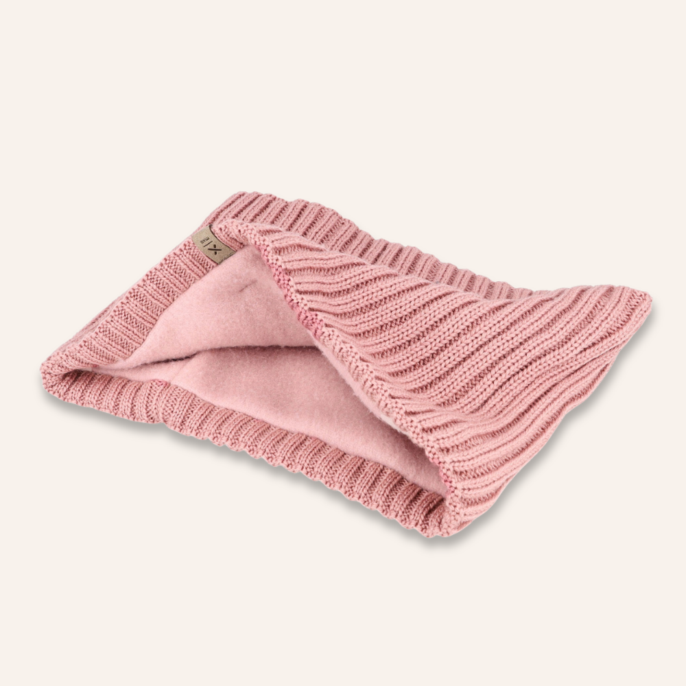 Schlauchschal aus 100% Wolle von maximo - rosa – Bild 3