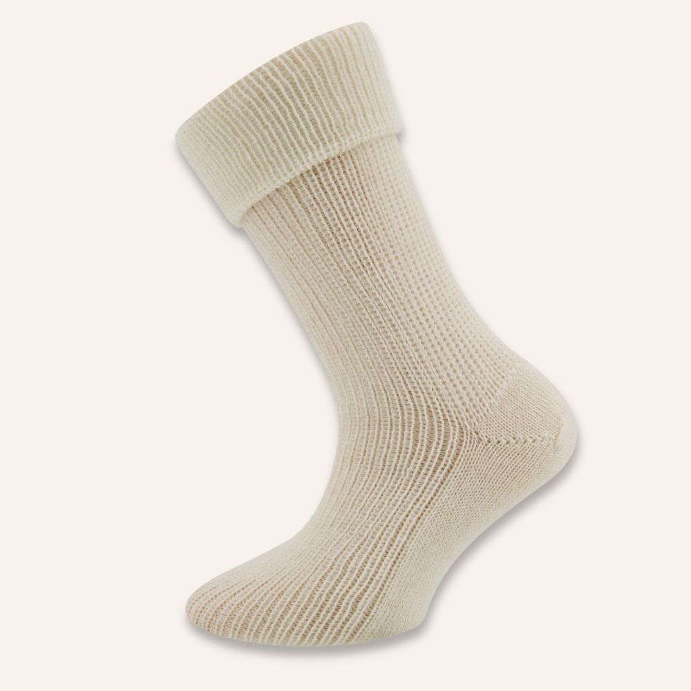 Kinder Alpaka Socken von Ewers - beige