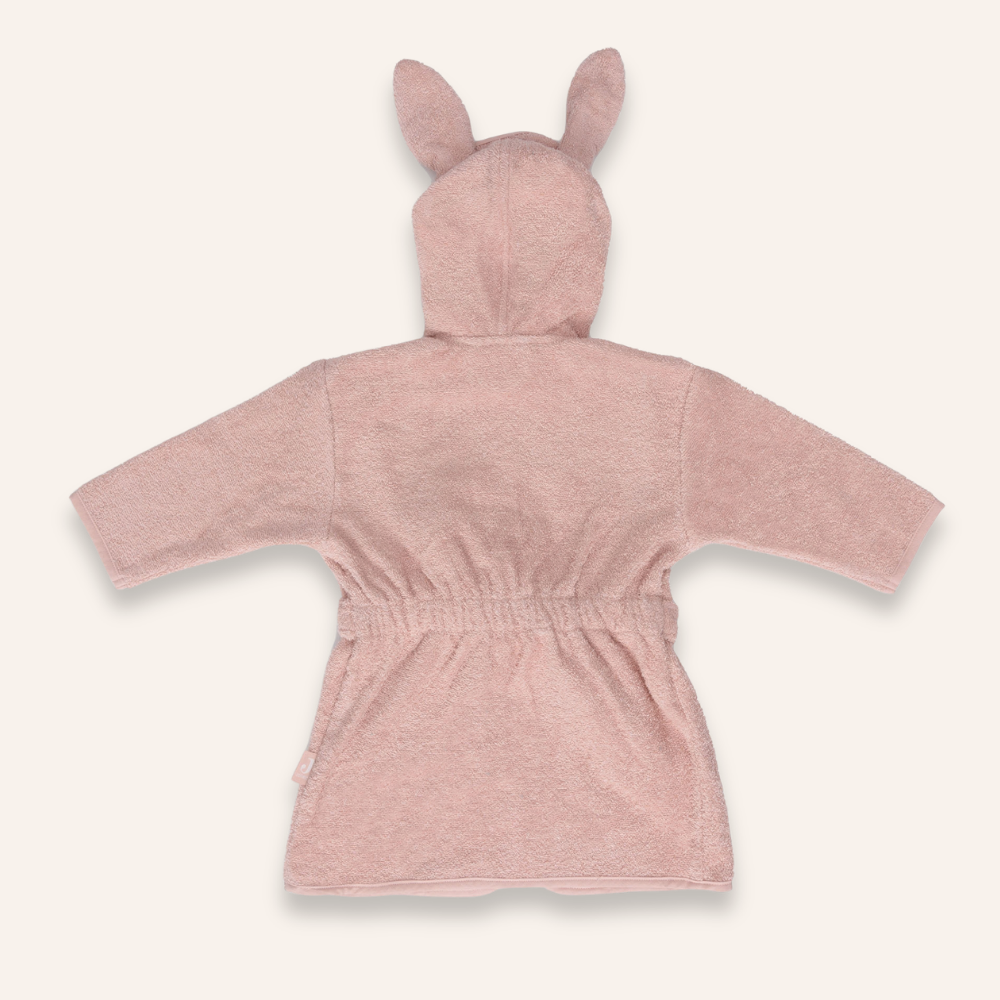 Baby Towel Poncho by Jollein - Terry pink (Kopie) - Image 3